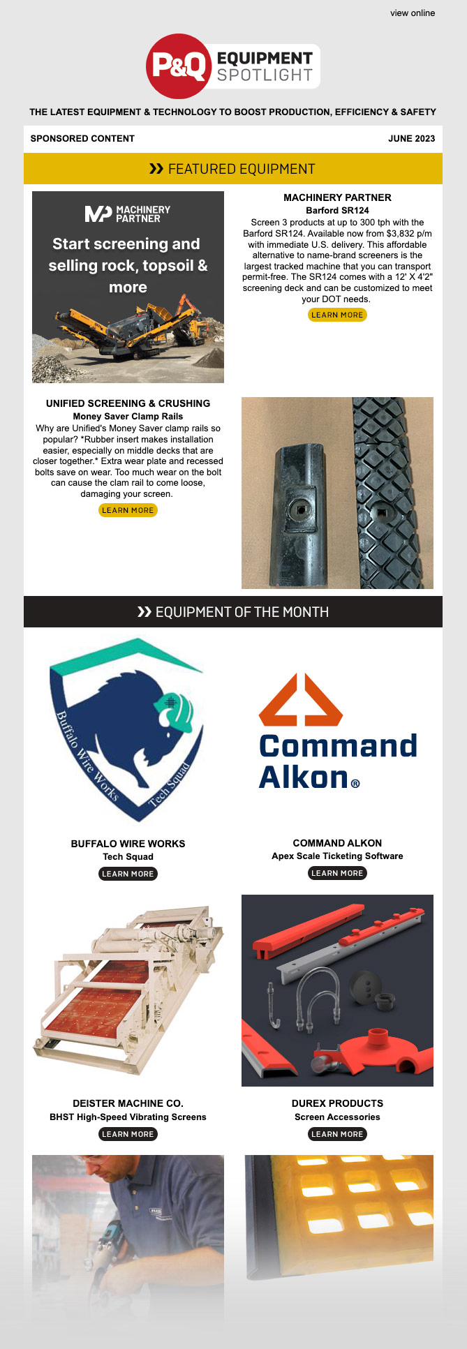 Equipment Spotlight