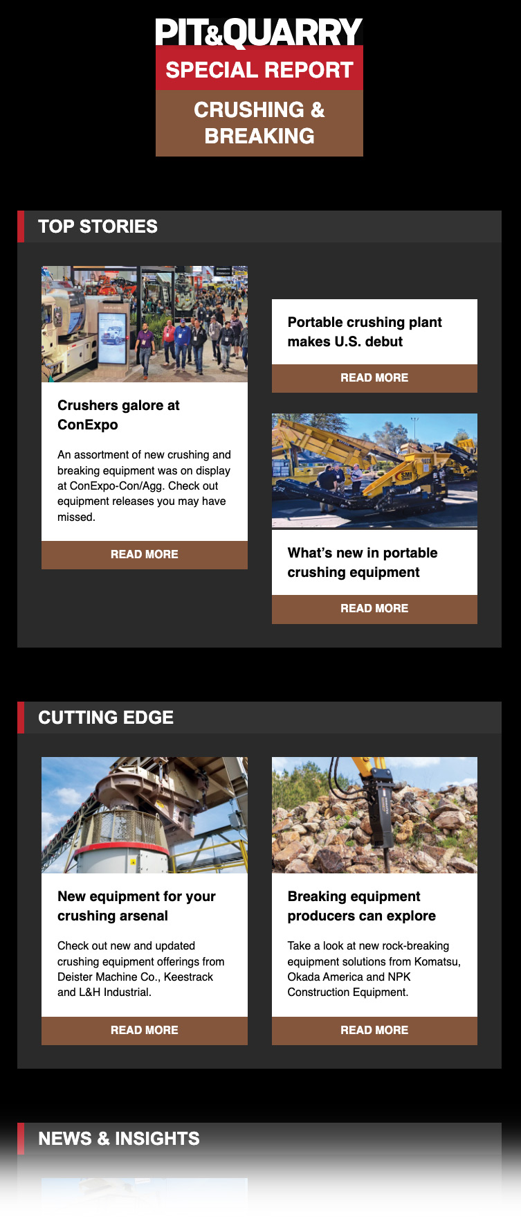 Focused Equipment E-News